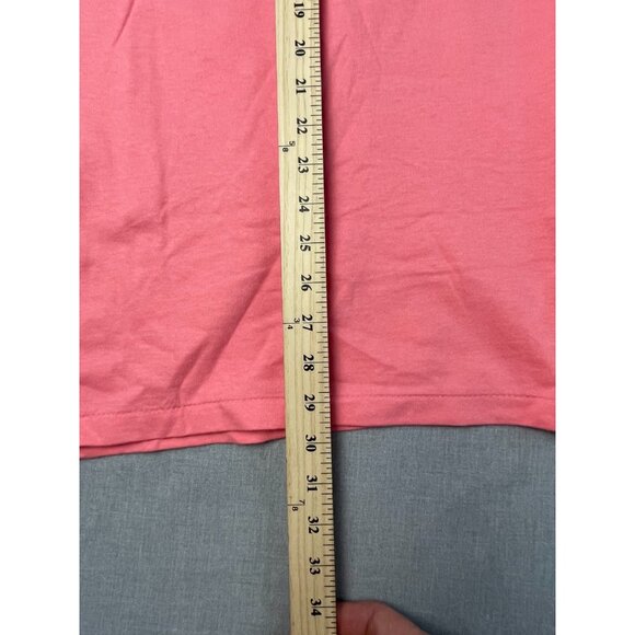 Anvil Women's Pre-Shrunk BFLT Tee GR8 Ragz NSE Large Dolly Wood Pink Shirt VTG - Picture 6 of 7